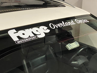 Forge Motorsport Overland Windshield Banner